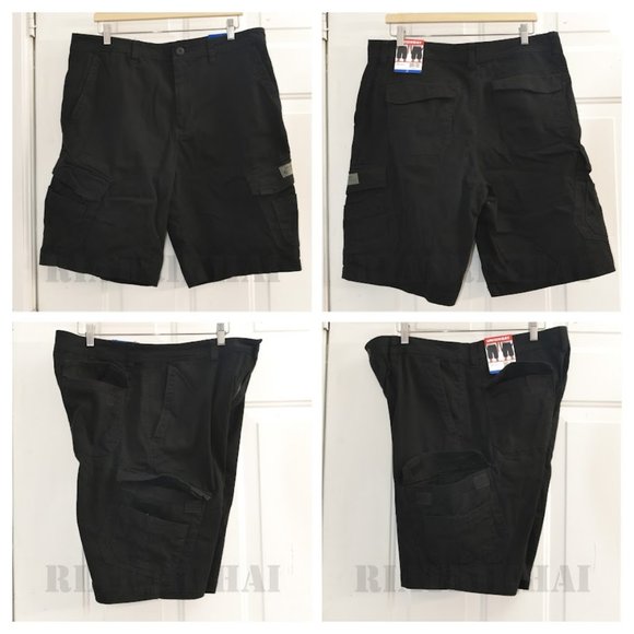 Black NWT Men’s Cargo Short Unionbay‎ - Picture 1 of 7